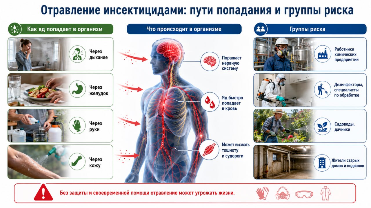Как происходит отравление: пути попадания яда в организм и группы риска